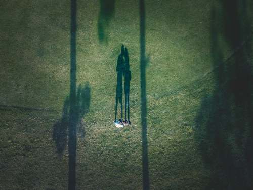 port elizabeth aerial view of couple on grass south africa